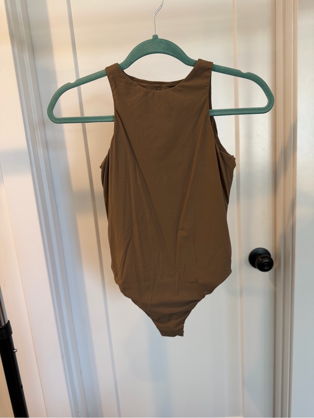 SKIMS Brown Scoop-Back Bodysuit